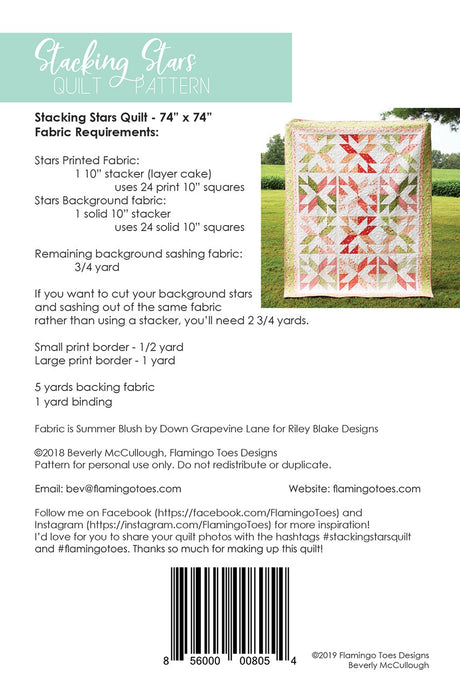 Stacking Stars Quilt Pattern