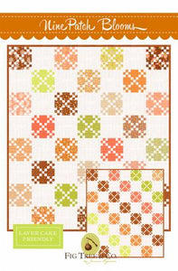 Nine Patch Blooms Quilt Pattern by Fig Tree Quilts