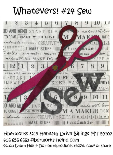 Whatevers! #14 Sew Collage Pattern by Laura Heine