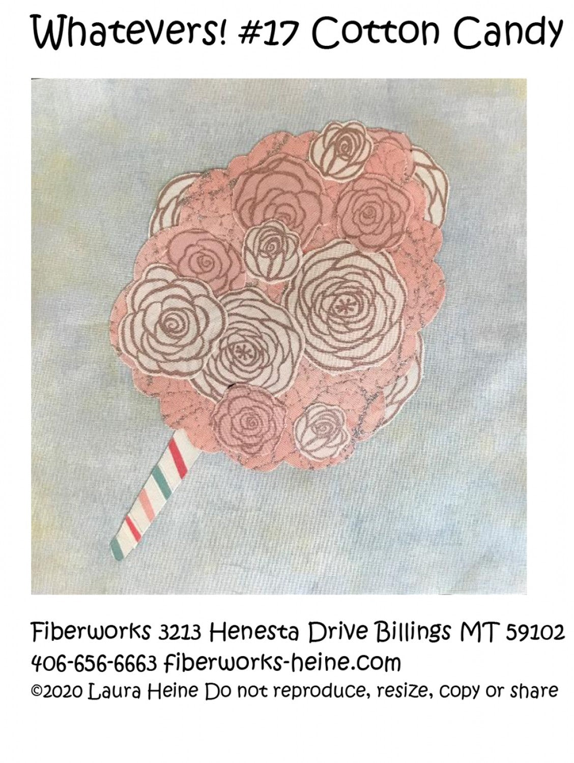 Whatevers! #17 Cotton Candy Collage Pattern by Laura Hein