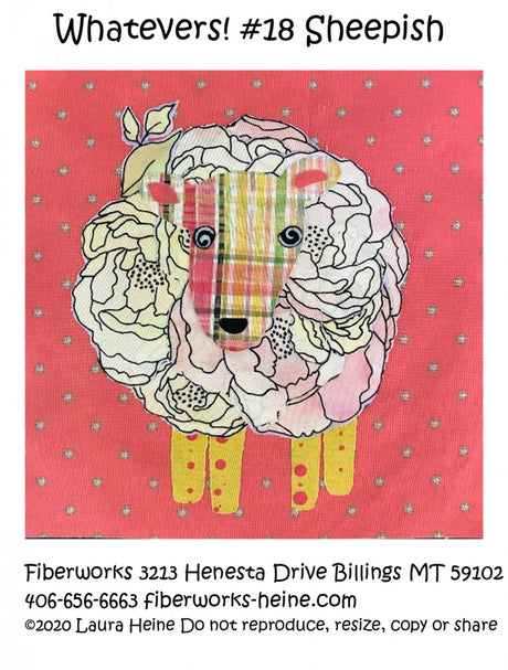Whatevers! #18 Sheepish Collage Pattern by Laura Heine