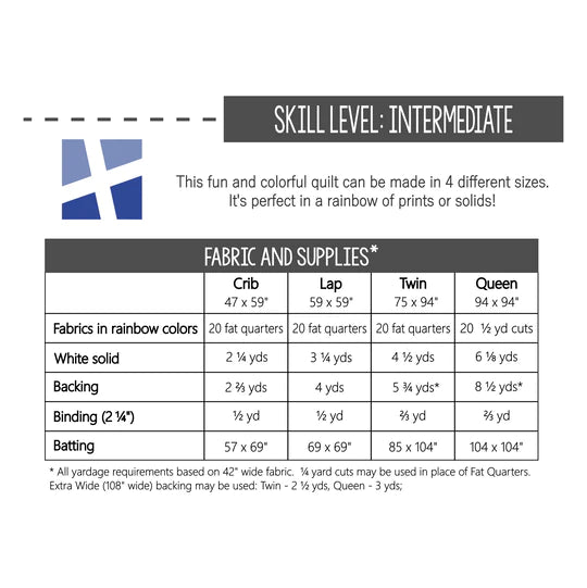 Chromatic Crackle Quilt Pattern by Ahhh...Quilting