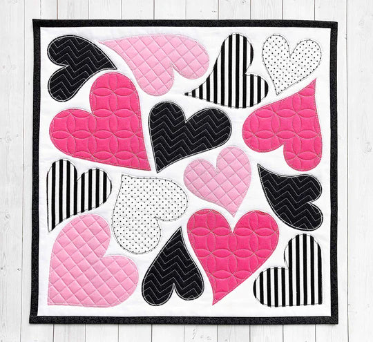 Floating Hearts Pillow Pattern by Ahhh...Quilting