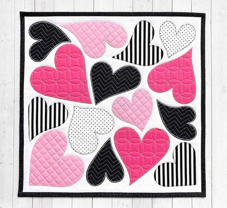Floating Hearts Pillow Pattern by Ahhh...Quilting