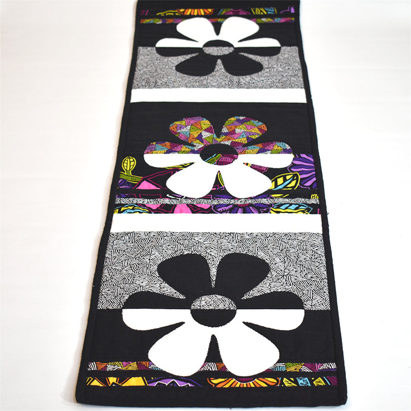 Flower Power Quilt Pattern by Around the Bobbin