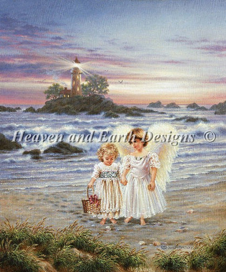 Footprints2 Cross Stitch By Dona Gelsinger