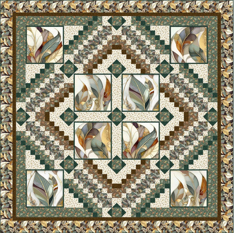Frond Nouveau Downloadable Pattern by Pine Tree Country Quilts