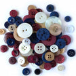 Variety Buttons Hand Bag Tote Bag Patriot by Buttons Galore