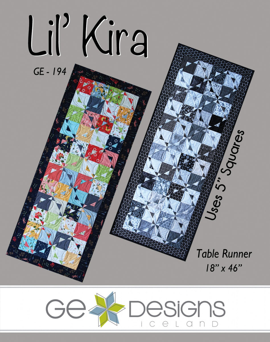 Lil Kira Table Runner Quilters Pattern – Quilting Books Patterns and Notions