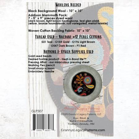 Back of the Addison Pattern by Granny's Legacy Patterns