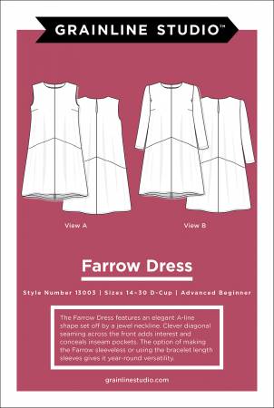 Farrow Dress Pattern Sizes 14-30
