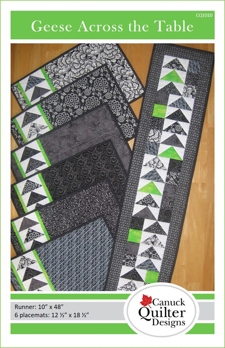 Geese Across Downloadable Pattern by Canuck Quilter Designs