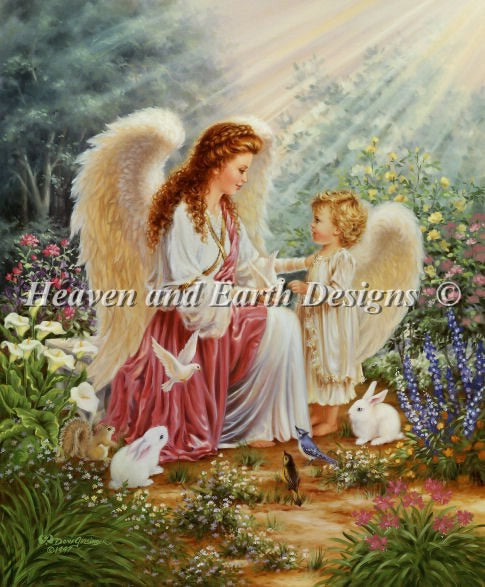 Gentle Guidance Cross Stitch By Dona Gelsinger