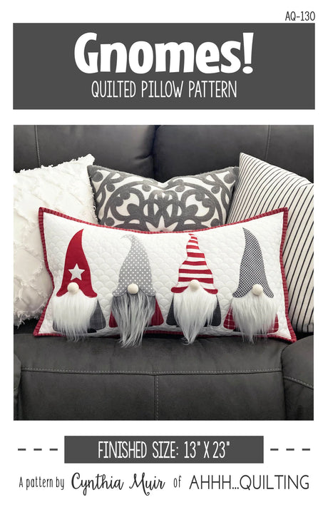 Gnomes Pillow Pattern by Ahhh...Quilting