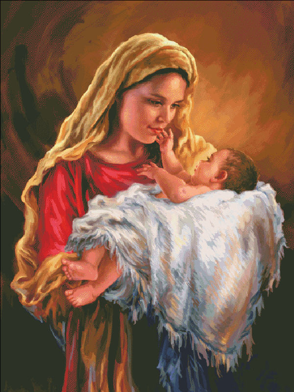 Gods Loving Touch Cross Stitch By Dona Gelsinger