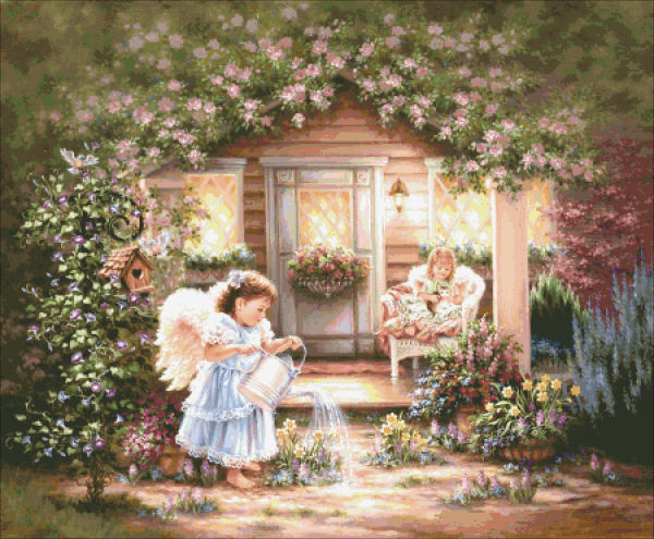 Grow With Love Cross Stitch By Dona Gelsinger