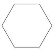 3/8in Hexagon Papers (100 pieces per bag)