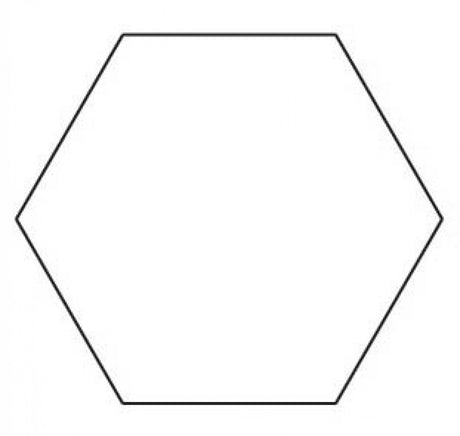 3/8in Hexagon Papers (100 pieces per bag)