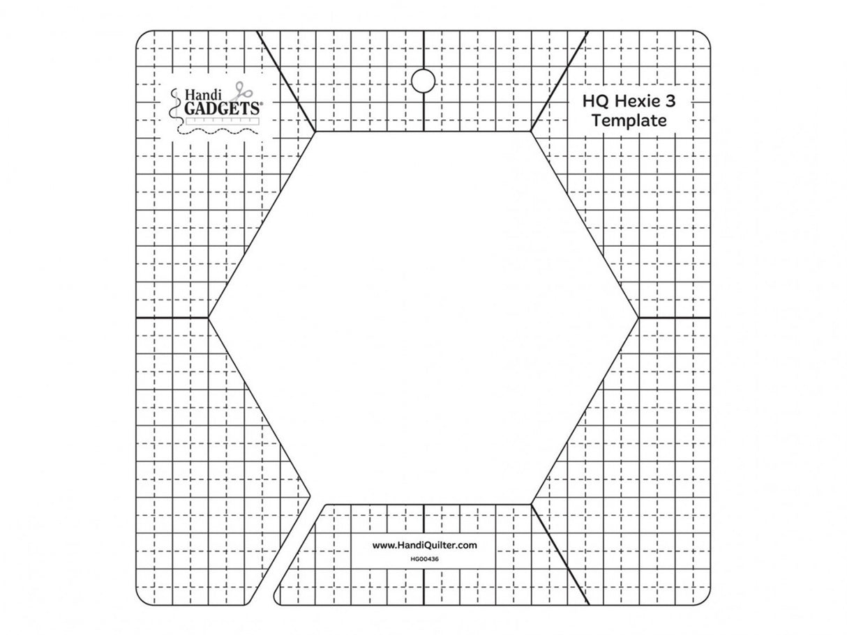 Ruler 3in Hexie