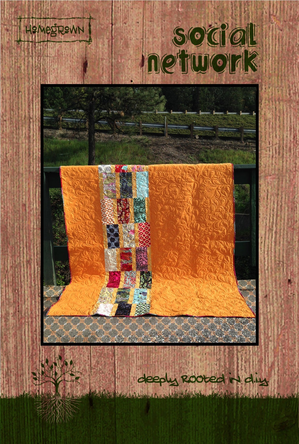 Social Network Downloadable Pattern by Villa Rosa Designs