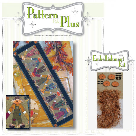 Topsy Turvey Scarecrow Pattern Pak Plus