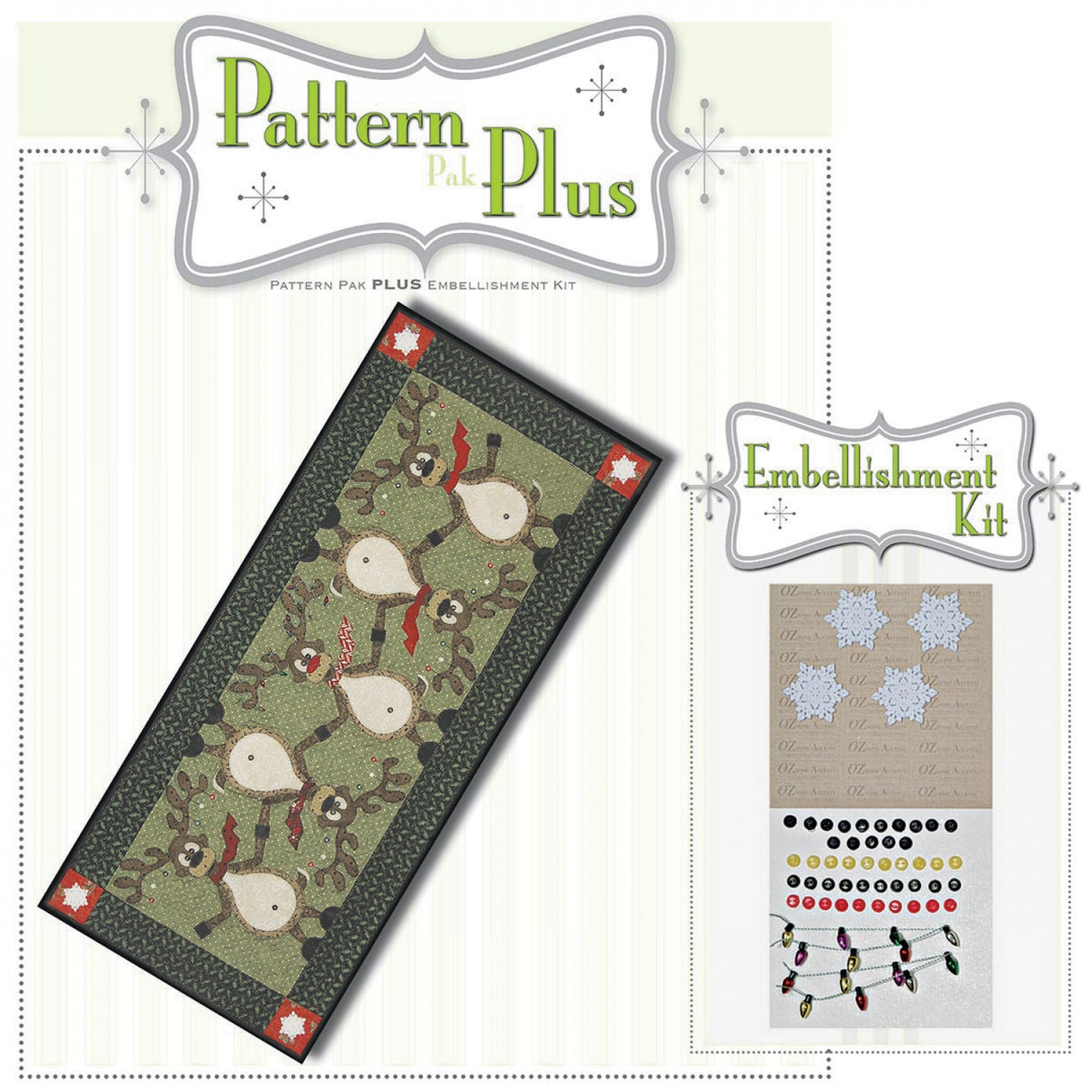 Topsy Turvey Reindeer Pattern Pak Plus
