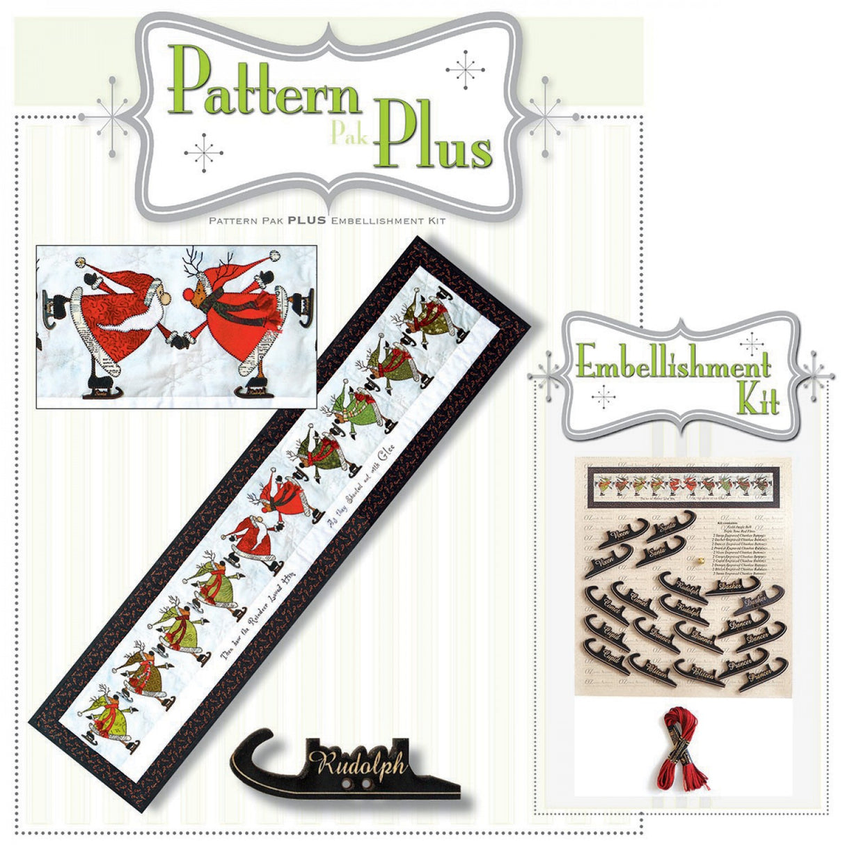 Glee Skating Reindeer Pattern Pak Plus