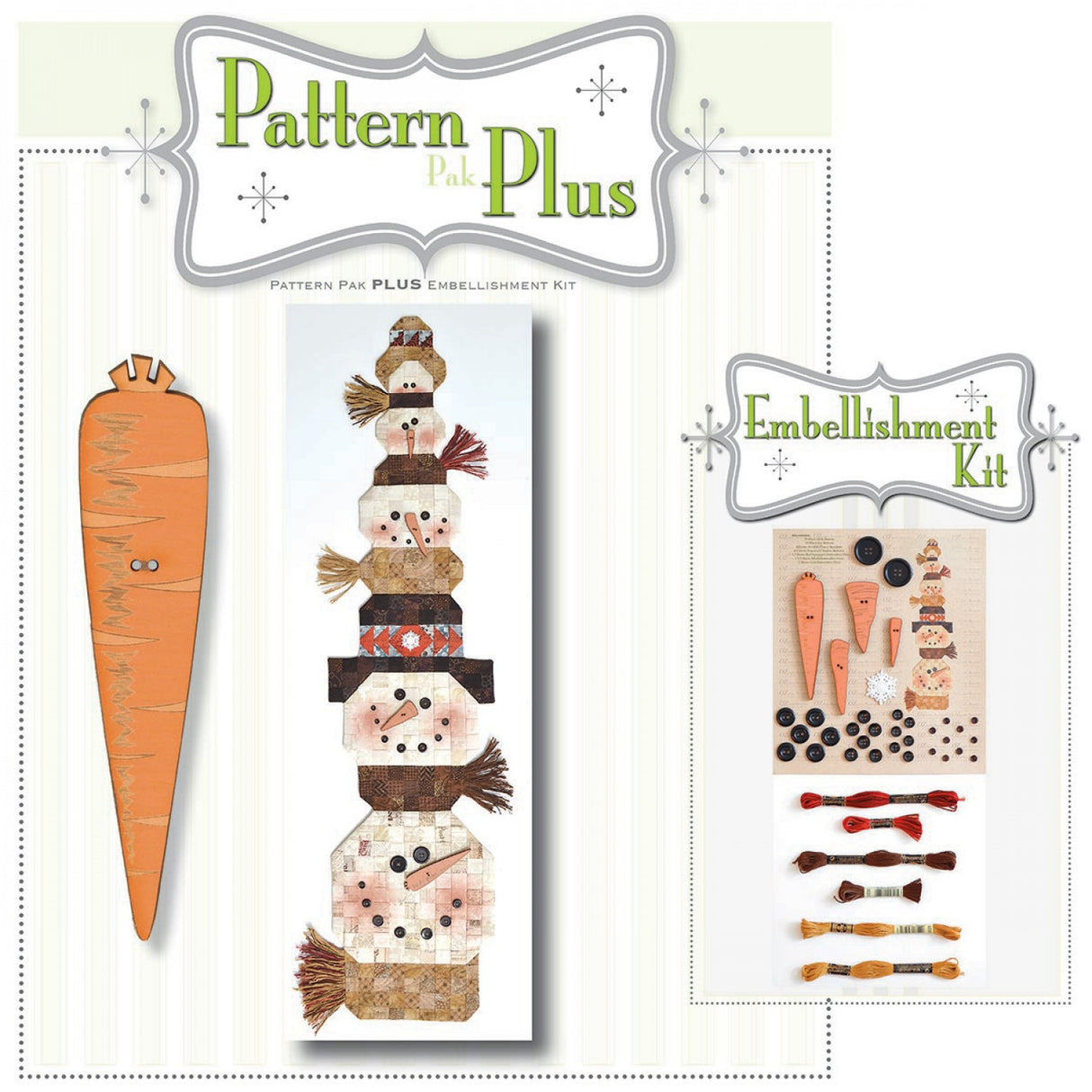 S’More Snowmen Pattern Pak Plus