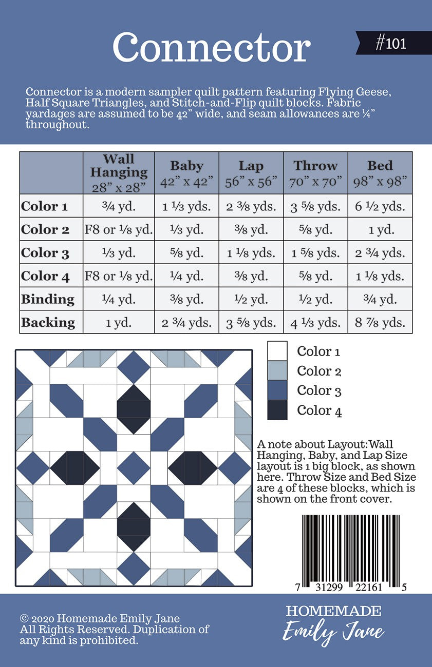 Connector Quilt Pattern