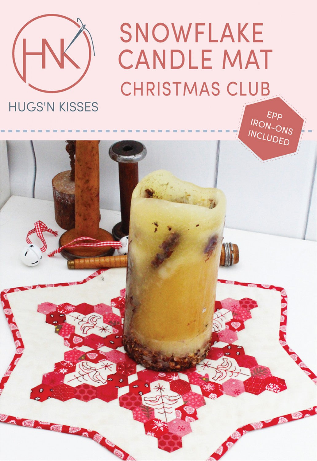 Snowflake Star Table Topper HNK Christmas Club