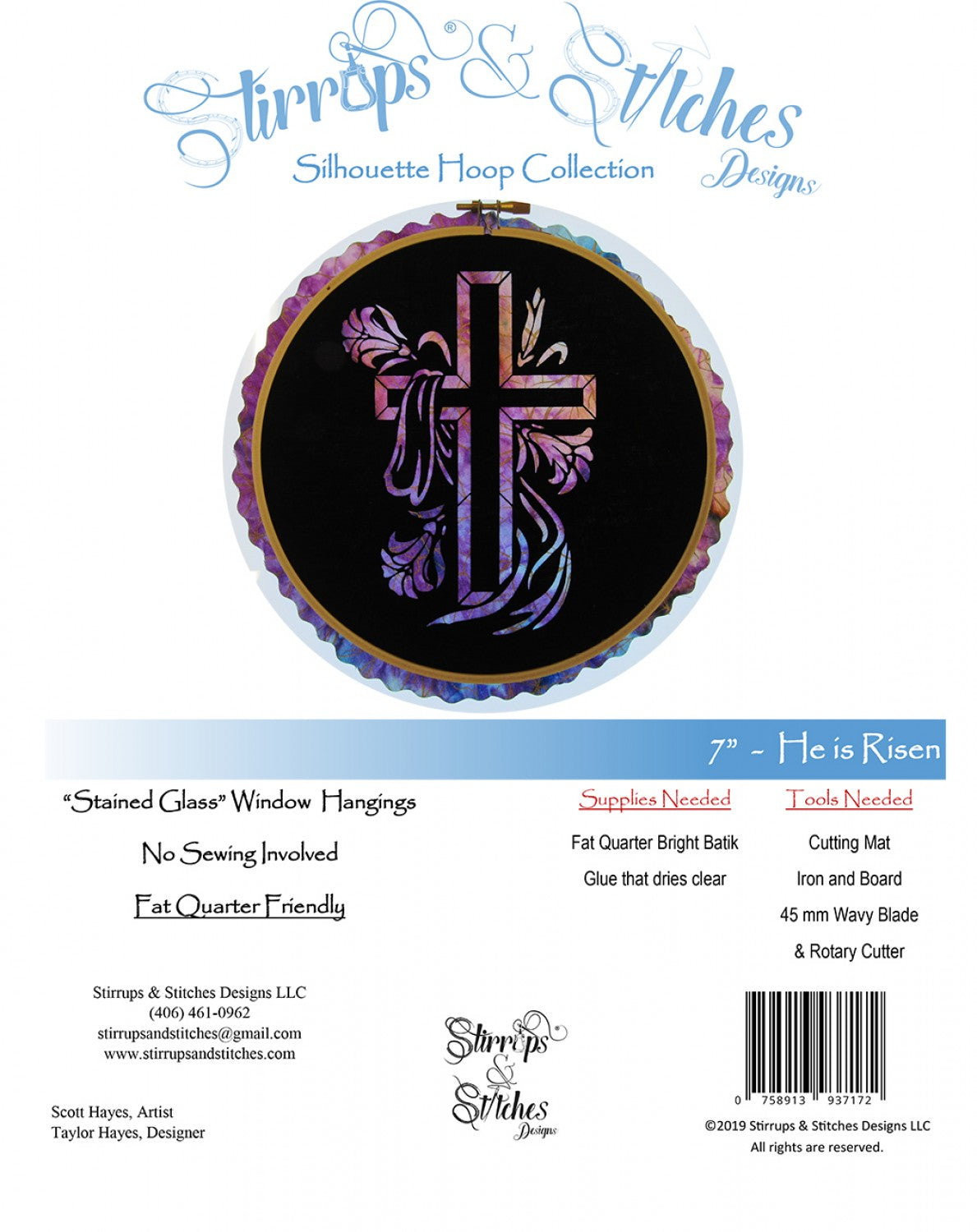 He is Risen 7in Hoop Kit