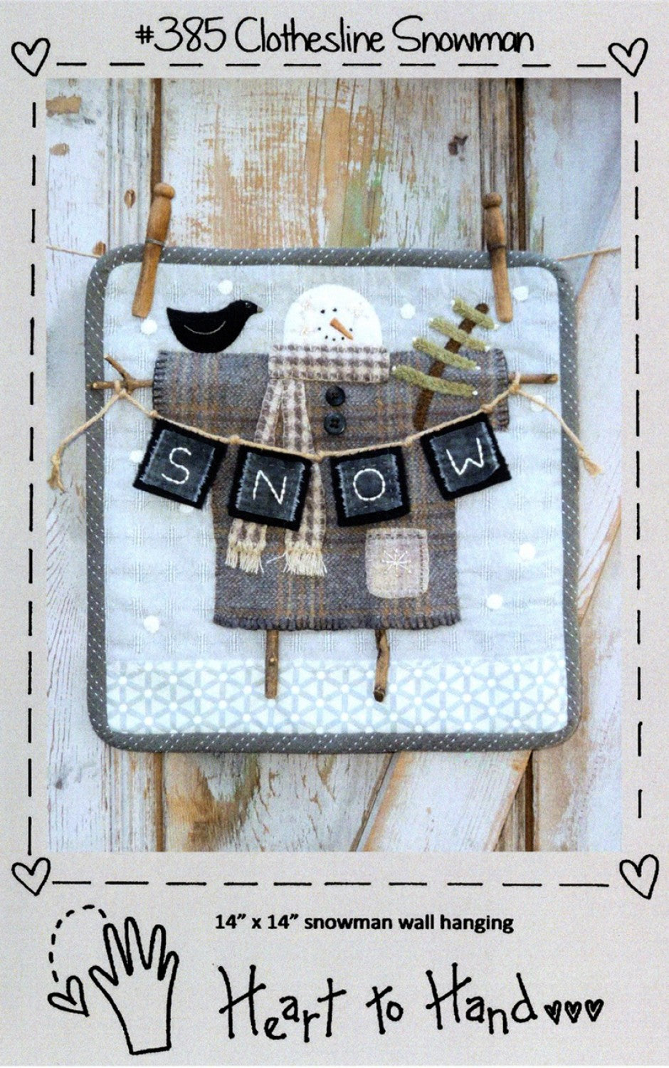 Clothesline Snowman