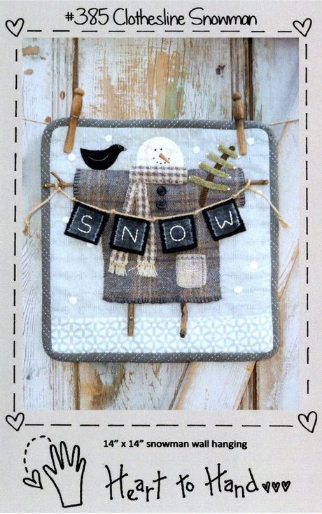 Clothesline Snowman