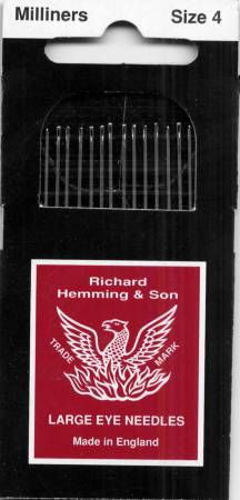 Richard Hemming Milliners / Straw Needles Size 4