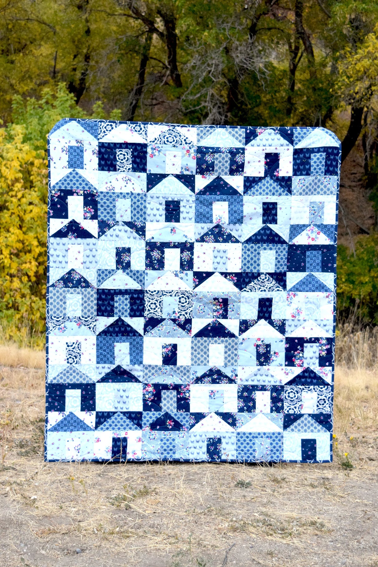 Hannas Houses Downloadable Pattern by The Cloth Parcel