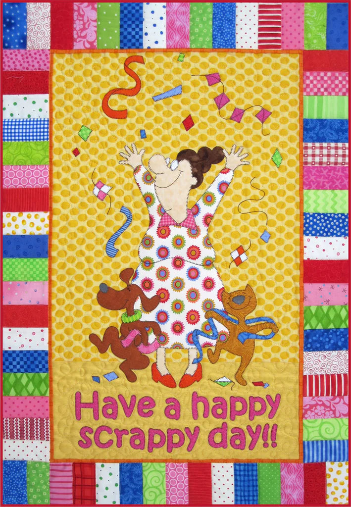 Happy Scrappy Day Downloadable Pattern by Amy Bradley Designs