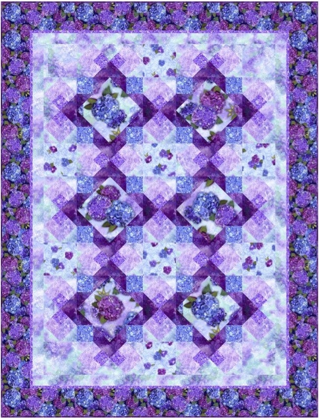 Hydrangea Blooms Downloadable Pattern