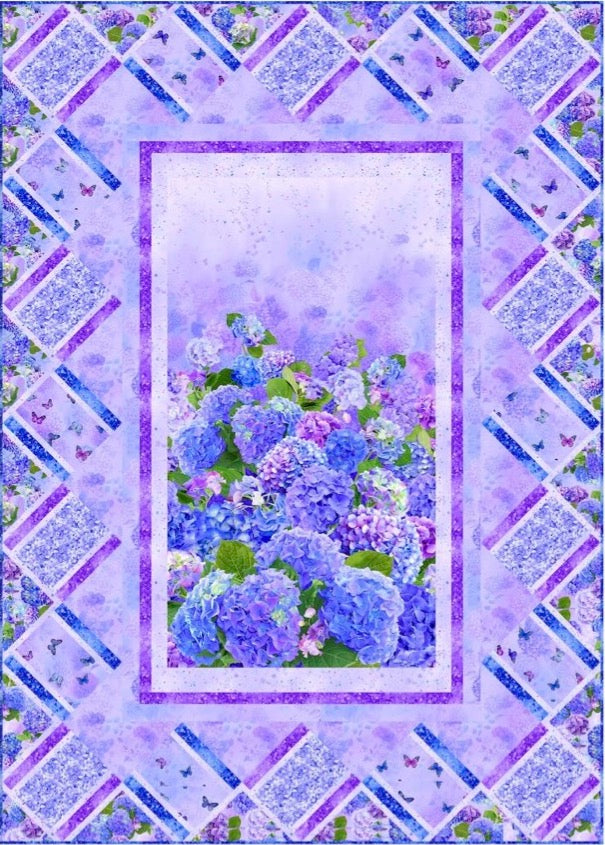 Hydrangea Haze Downloadable Pattern