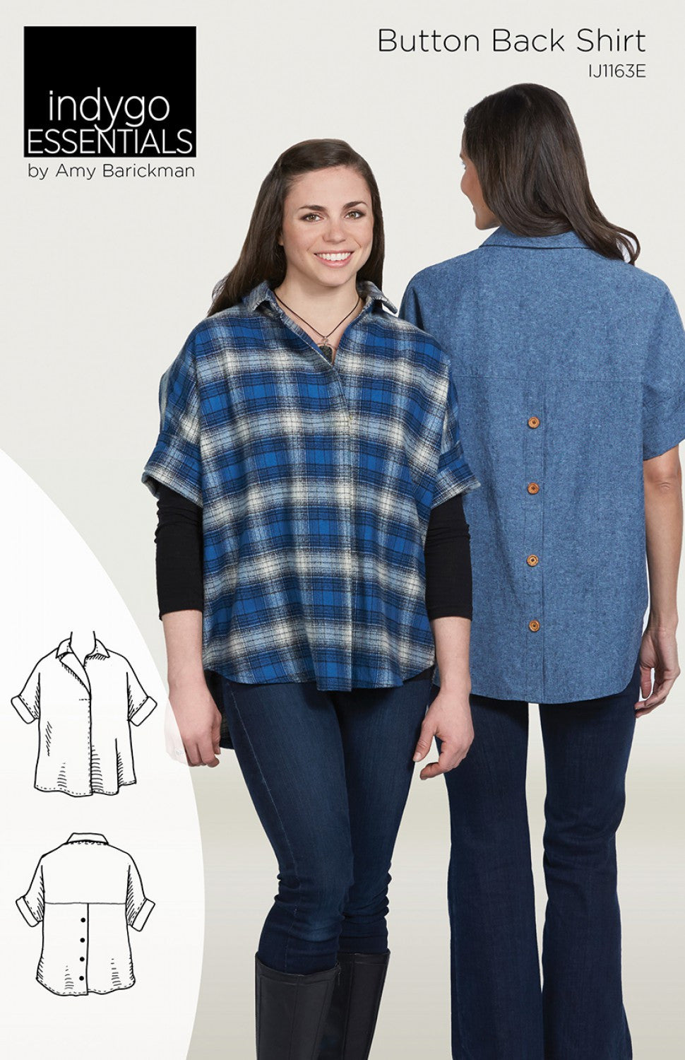 Indygo Essentials: Button Back Shirt
