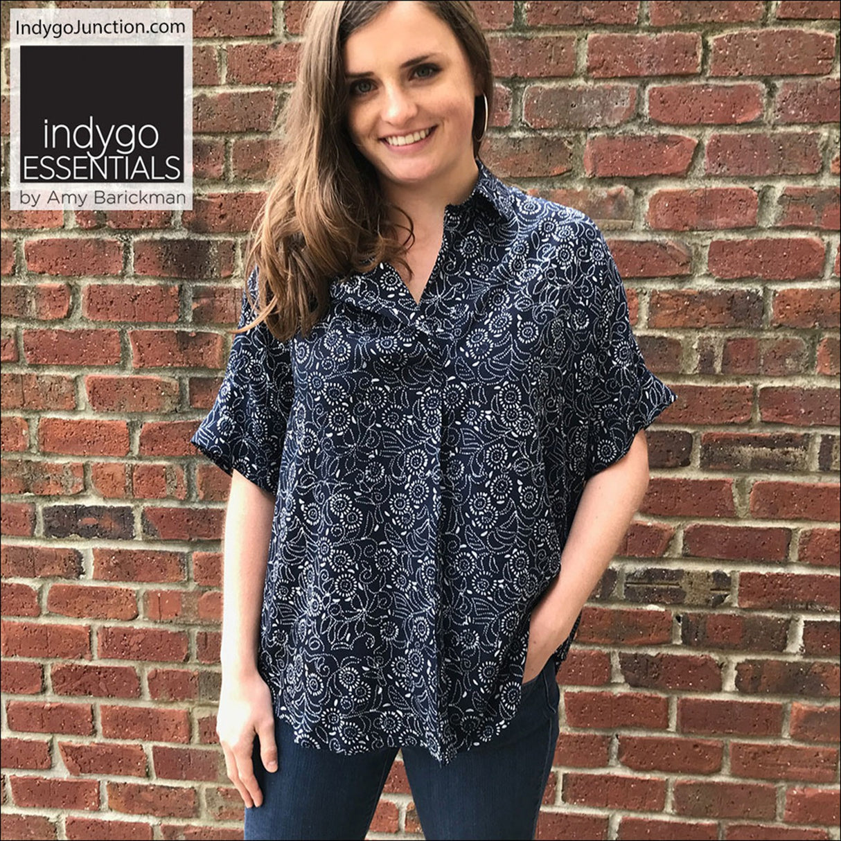Indygo Essentials: Button Back Shirt