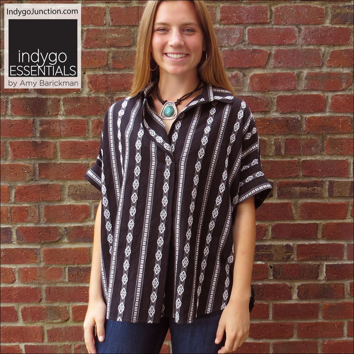Indygo Essentials: Button Back Shirt