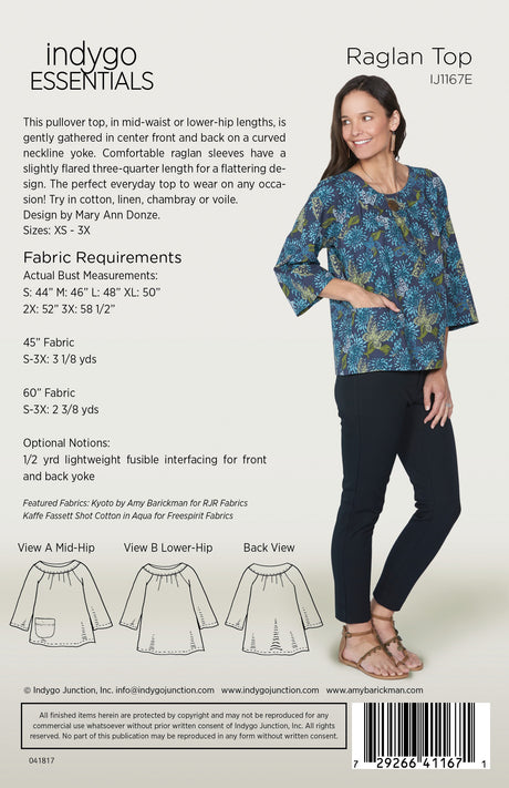 Indygo Essentials: Raglan Top