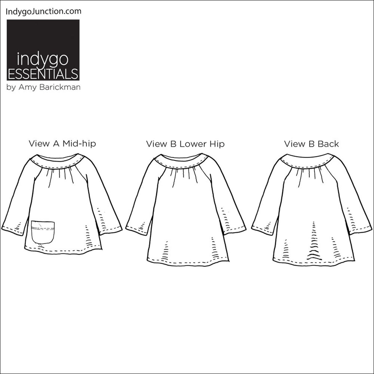 Indygo Essentials: Raglan Top