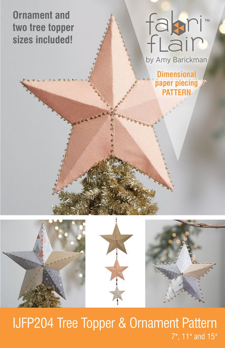 Tree Topper & Ornament Fabriflair Pattern