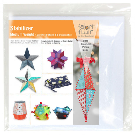 Fabriflair MFabriflair Medium Weight Stabilizer - 10in Square Pre-cut Packedium Weight Stabilizer - 10in Square Pre-cut Pack