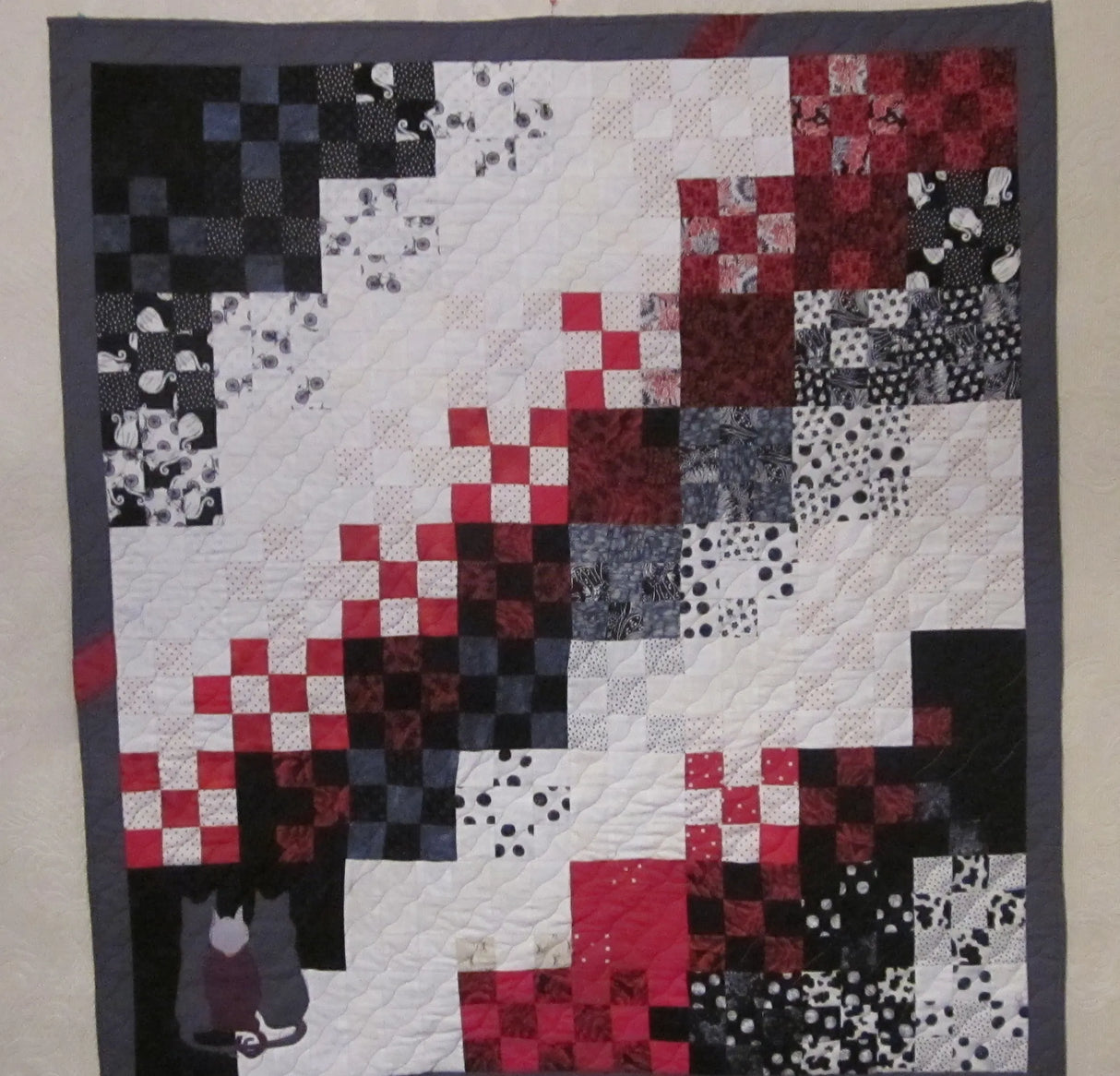 Rainbow Nine Patch Downloadable Pattern by Beaquilter