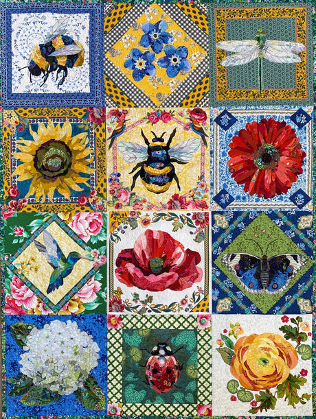 Garden Party Quilt Pattern by Collage Quilter