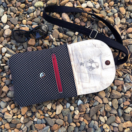 Polly Cross Body Pouch Pattern by Andrie Designs