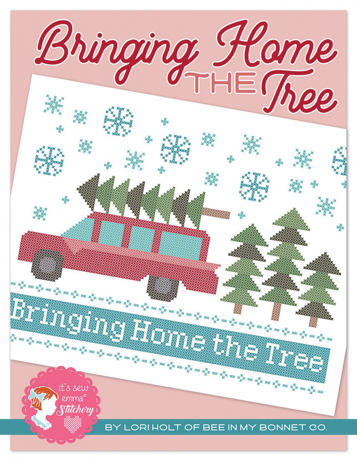 Bringing Home The Tree Cross Stitch