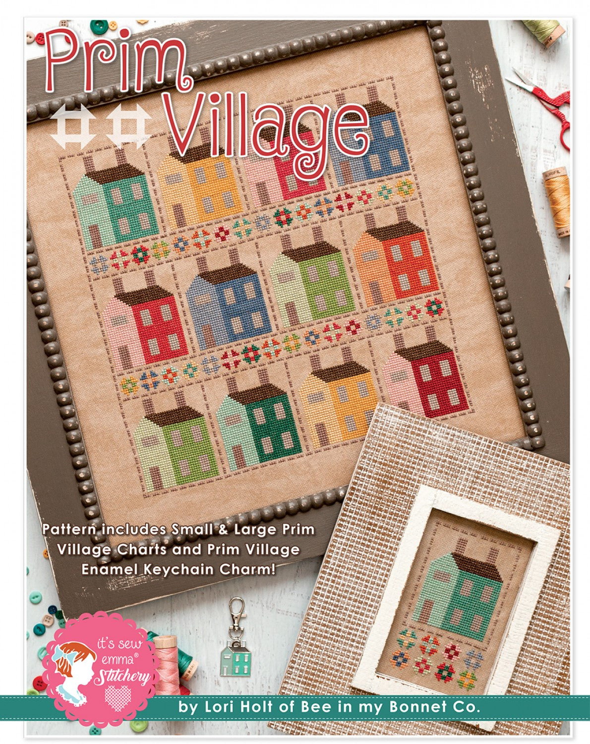 Prim Village Cross Stitch